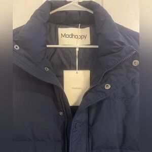 NWT Mad Happy Puffer Vest